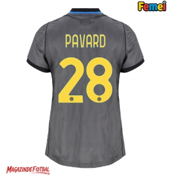 Inter Milan Benjamin Pavard #28 Tricou Fotbal Replică 2026-27 Femei Treilea